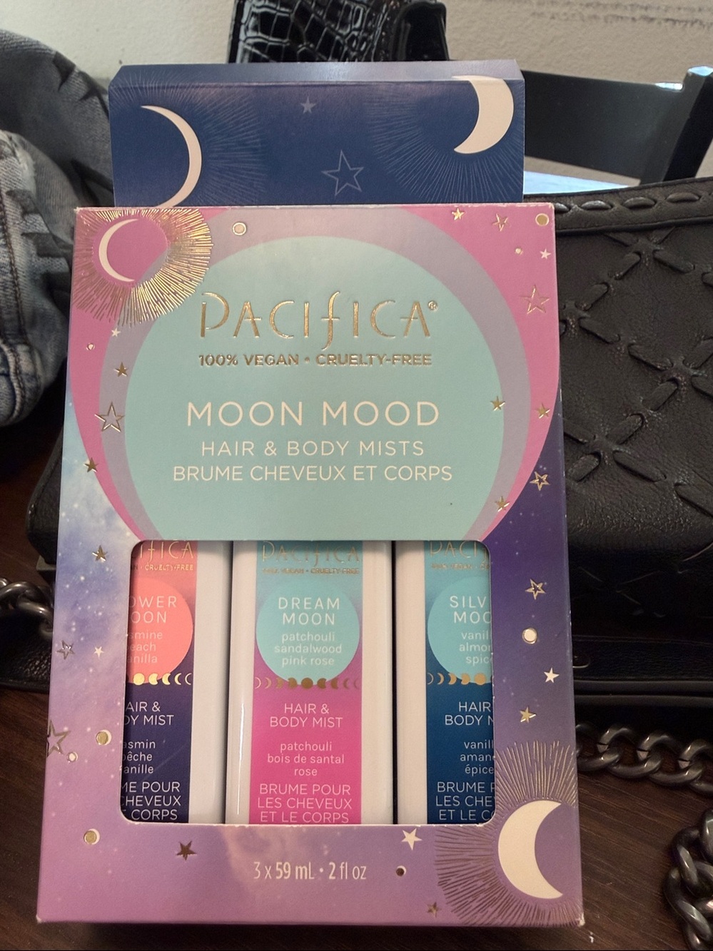 Pacifica Moon Mood Hair & Body Mist Set 3x 59mL